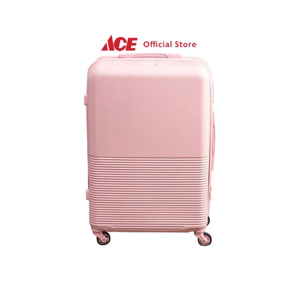 Ace Supercase 24 inci Marshmallow Koper Abs Tsa Lock - Pink Hardcase Luggage Koper Bagasi