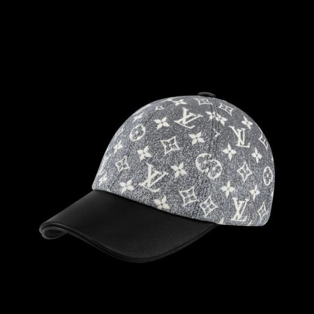 Topi Lv Louis Vuitton Monogram Jacquard Denin Cap M7028M Limited