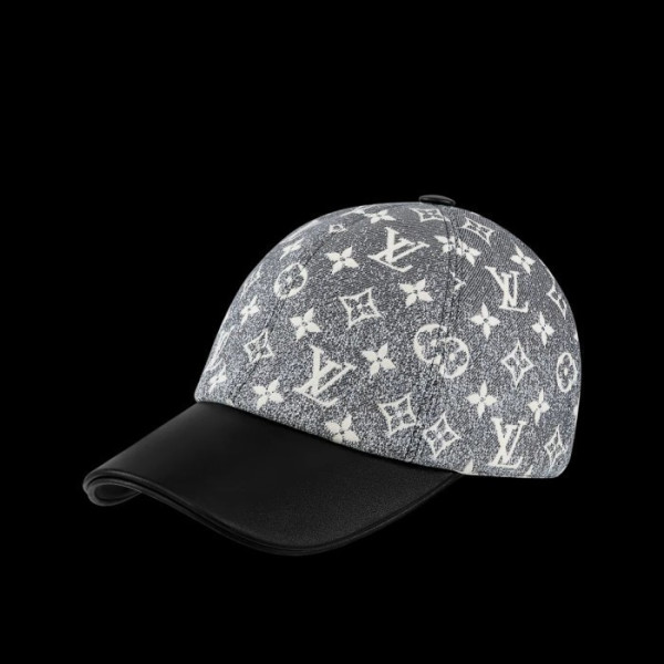 Topi Lv Louis Vuitton Monogram Jacquard Denin Cap M7028M Limited