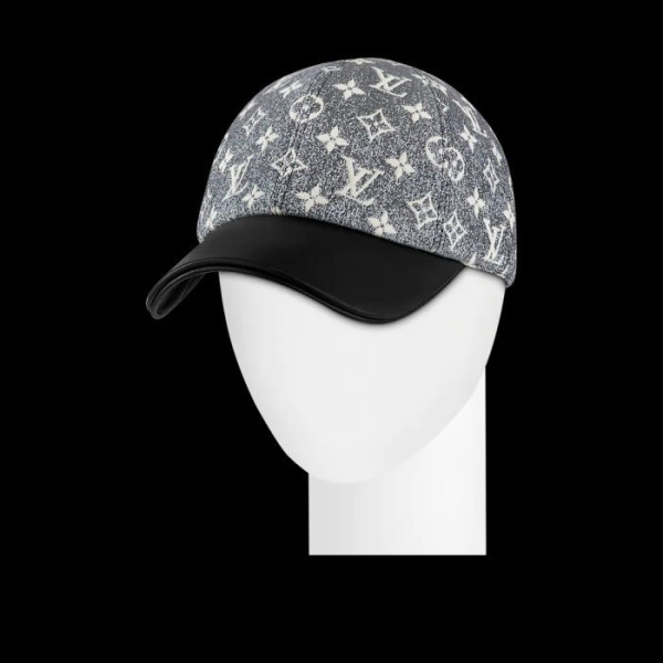 Topi Lv Louis Vuitton Monogram Jacquard Denin Cap M7028M Limited