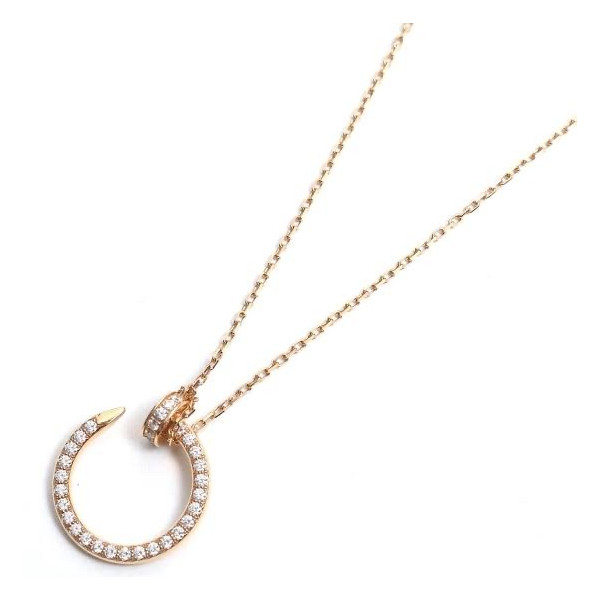 Juste un cleu Cartie diamond pendant pave 18k Gold -Diamond Jewelry