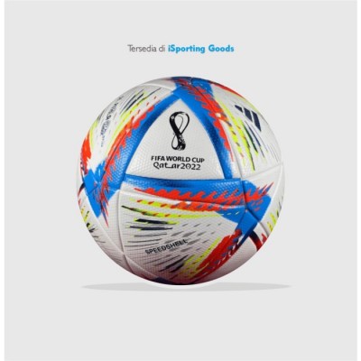 ADIDAS bola sepak AL RIHLA WORLD CUP QATAR 22 ORIGINAL bola sepak - WHITE