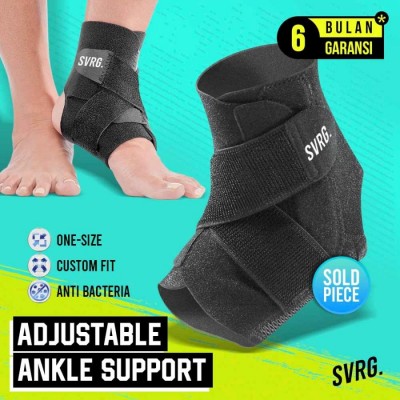 Svarga Adjustable Ankle Support - Ankle Brace - Dekker Pelindung Tumit - Kneesleeve