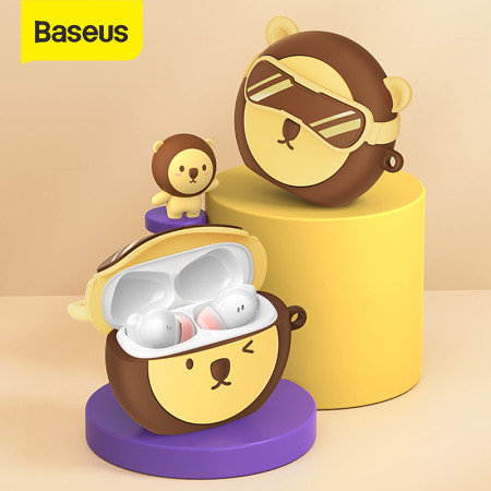 BASEUS CASE SILICONE EARPHONE EARBUDS TWS BOWIE M2 ORIGINAL CASING