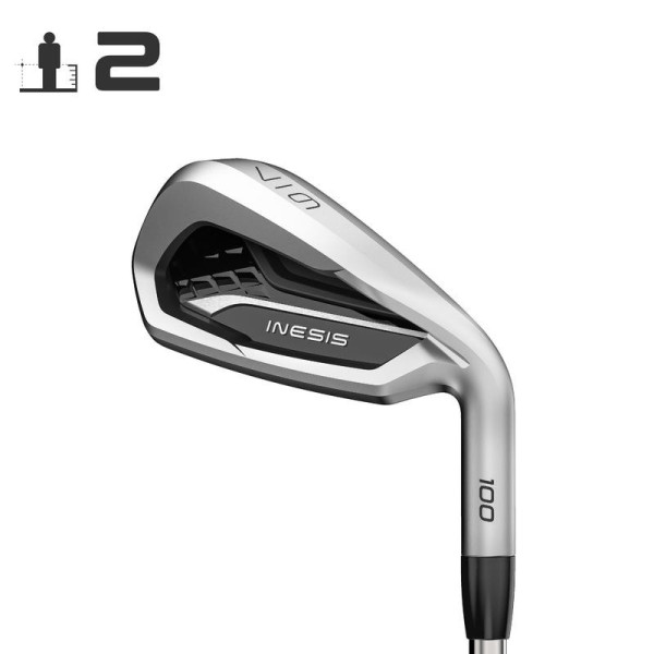 Stick Golf Dewasa GOLF CLUB IRON 100 RIGHT-HANDED SIZE 2 GRAPHITE Ines - PW