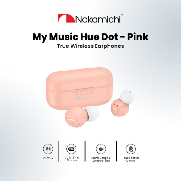 Nakamichi My Music Hue Dot True Wireless Bluetooth Earphones