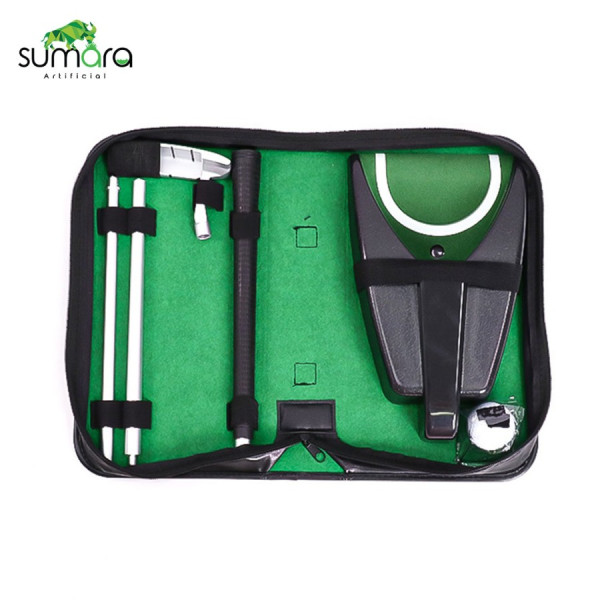 Set Putter Stick Golf termasuk 2 bola, Lubang cup dan panduan