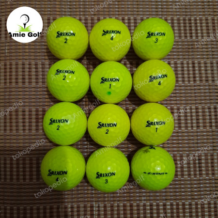 Bola golf Z star yellow grade A