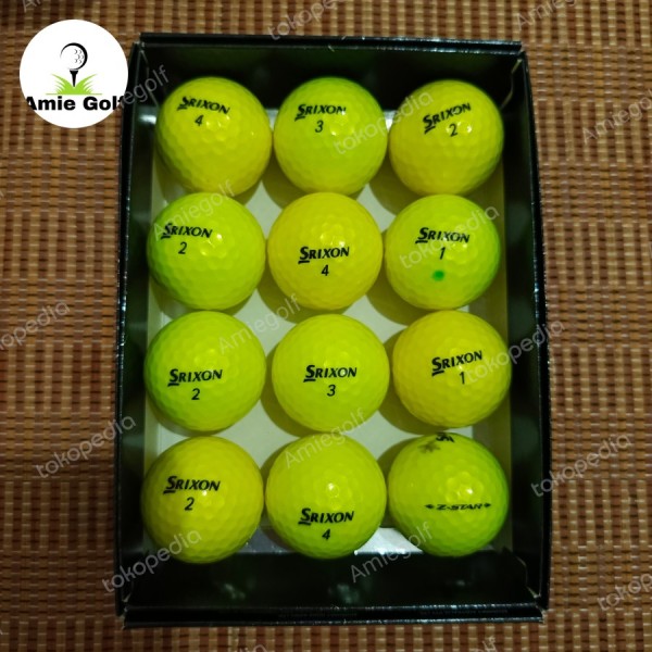 Bola golf Z star yellow grade A