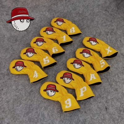 M4LB0N Iron Set Wooden Putter Set Golf Club Set Head Cover Cap Set