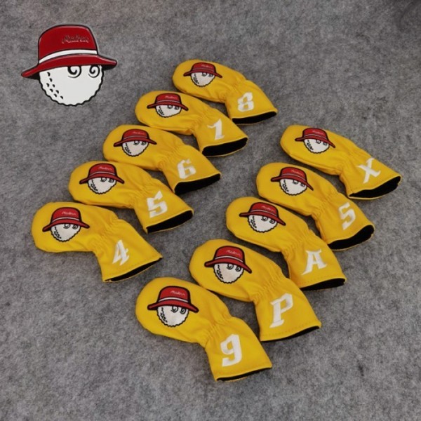 M4LB0N Iron Set Wooden Putter Set Golf Club Set Head Cover Cap Set