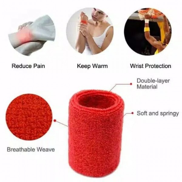 Wrist Band Wristband olahraga gym fitness running Hand sport aksesoris