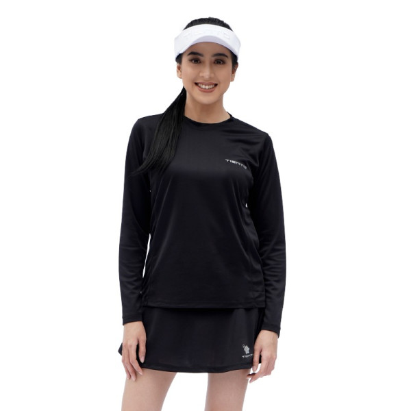 Tiento Baju Kaos Olahraga Running Lari Dry Fit Wanita Lengan Panjang