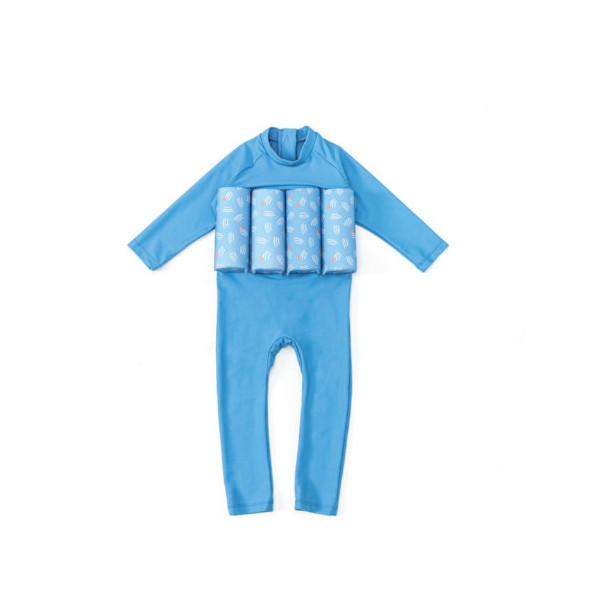 Summer Of Love Unisex Long Diving Floatsuit, Baju Renang Anak - Buckthron, 5-6