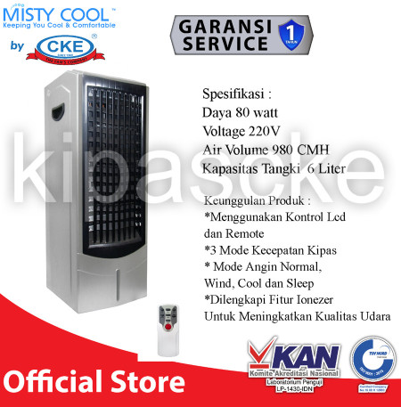 Air Cooler 6 Liter Penyejuk Udara Ruangan Dengan Remote