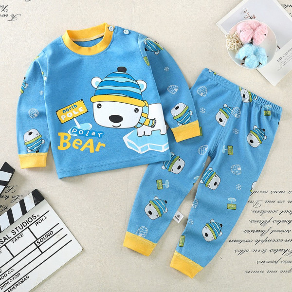 TSC -BBB SETELAN ANAK 0-4 TAHUN SETELAN BAYI PANJANG PIYAMA BAYI 11-15 - POLAR BEAR, 100