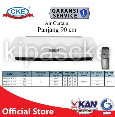 Air Curtain Tirai Udara 90cm 120cm 150 cm Dengan Remote Garansi 1 Thn
