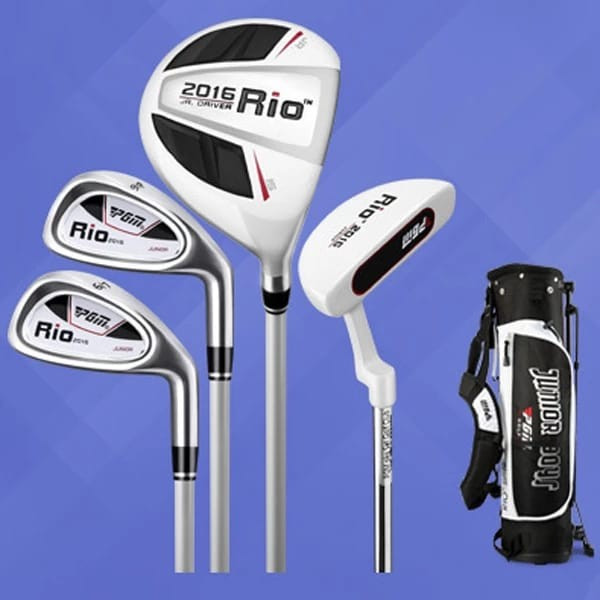 stick golf anak junior full iron set club kid children clubs stik asli - boy, 3-5yo/90-110cm