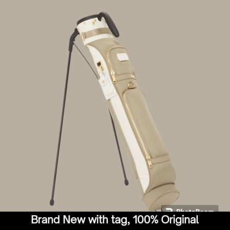 Tas golf sunday stand bag Tumi stand bag sunday bag Tumi Khaki White