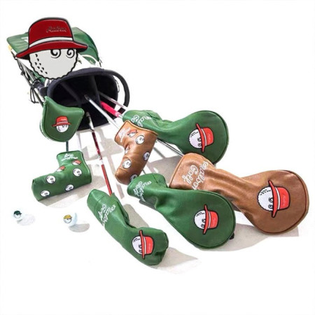 MALBON Iron Set Wooden Putter Set Golf Club Set Head Cover Cap Set