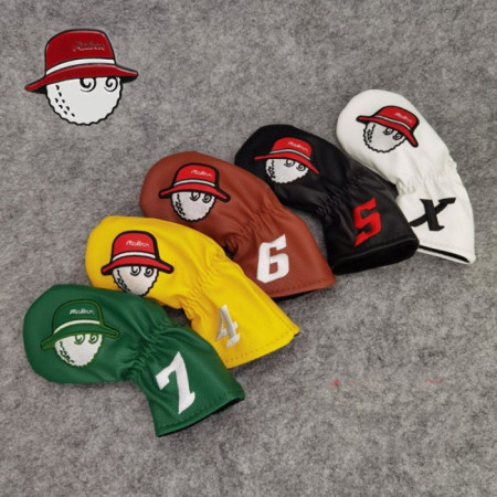 MALBON Iron Set Wooden Putter Set Golf Club Set Head Cover Cap Set