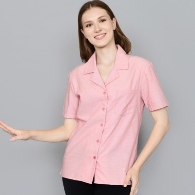 Monellina 601439 Kemeja Wanita Lengan Pendek - Salem, XL