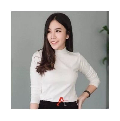 Baju Manset Wanita Lengan Panjang OOTD Adem Daleman Inner Lembut - ShortAnakRandom, Jumbo