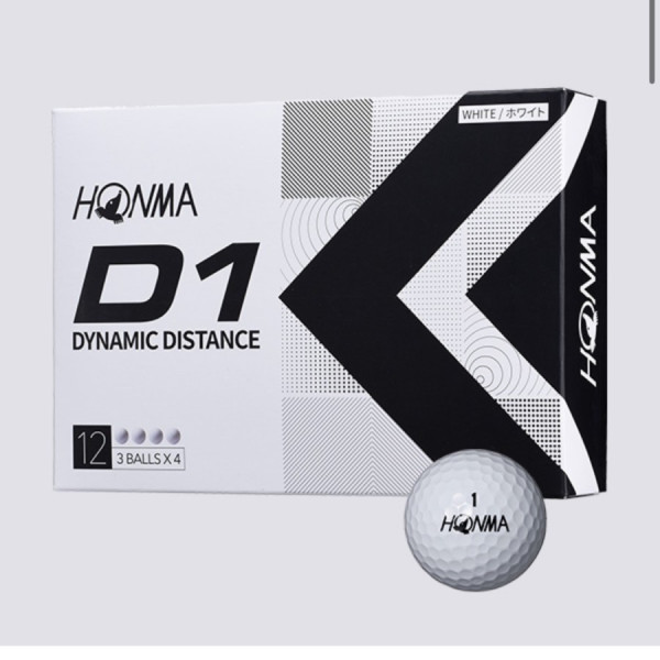 Honma D1 golf balls - bola golf (12 balls)