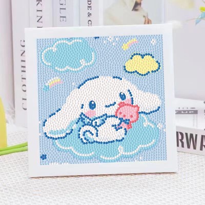 Cinnamoroll Diamond Painting Kit Bingkai Foto DIY