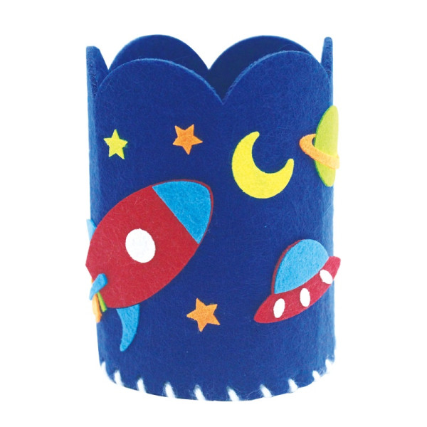 DIY TEMPAT PENSIL FLANEL EVA DIY PENCIL HOLDER