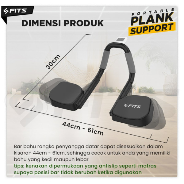 Portable Plank Support | Abdominal Muscle Push Up Board - Standart