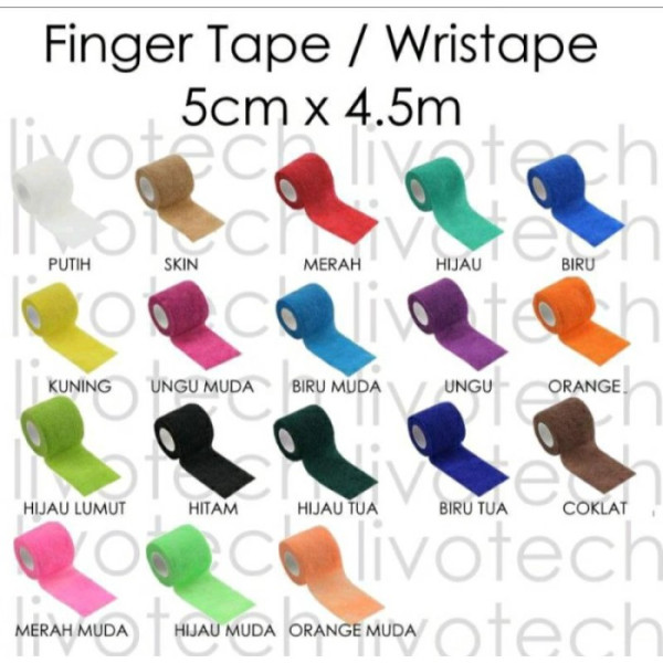 tape sock wirst tape Finger tape